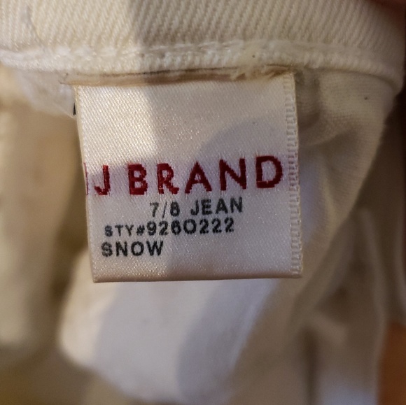 NWOT J Brand 7/8 white (snow) pencil leg jeans - Picture 3 of 4